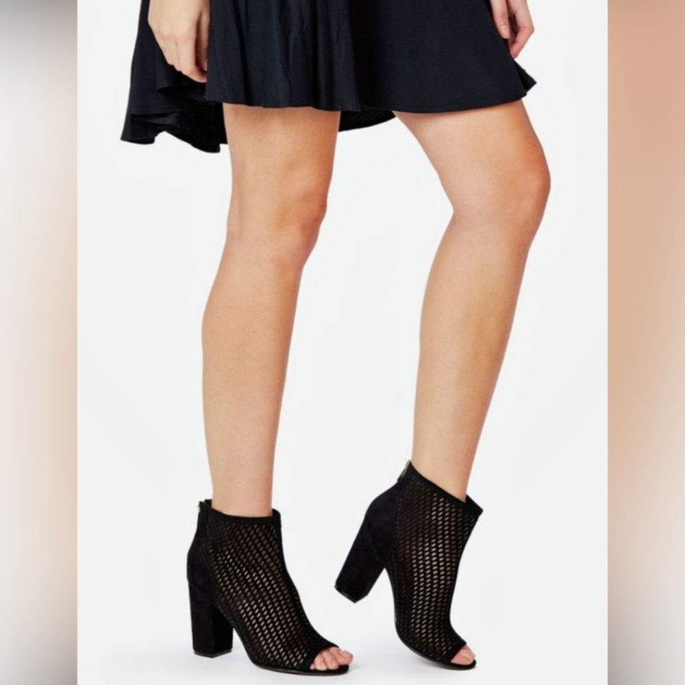 JustFab Laser Cut Booties